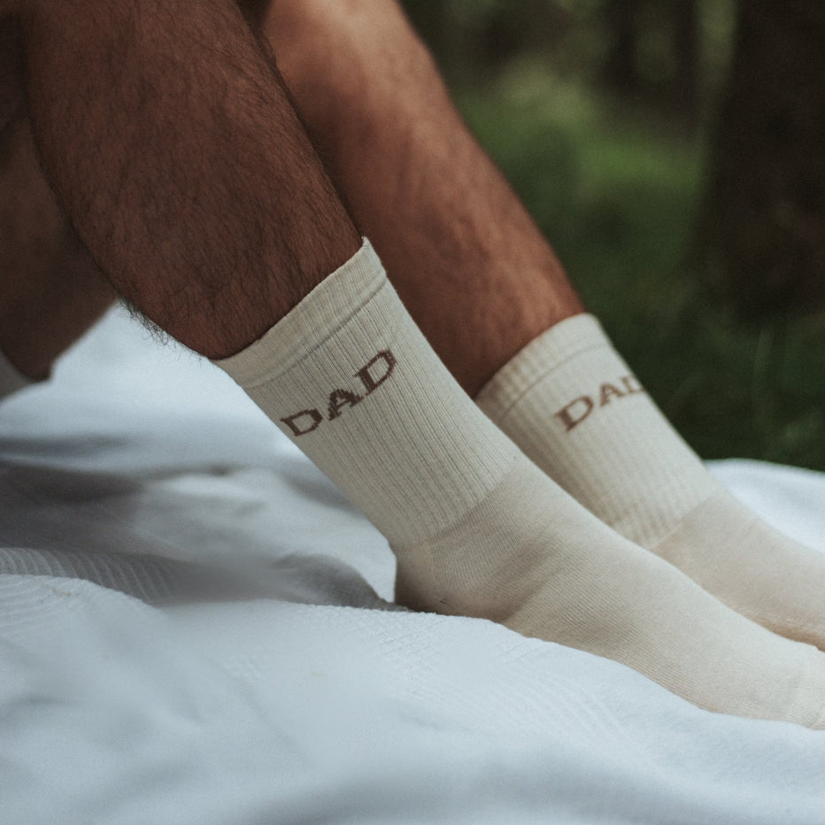 ORGANIC SOCKS DAD | SAND