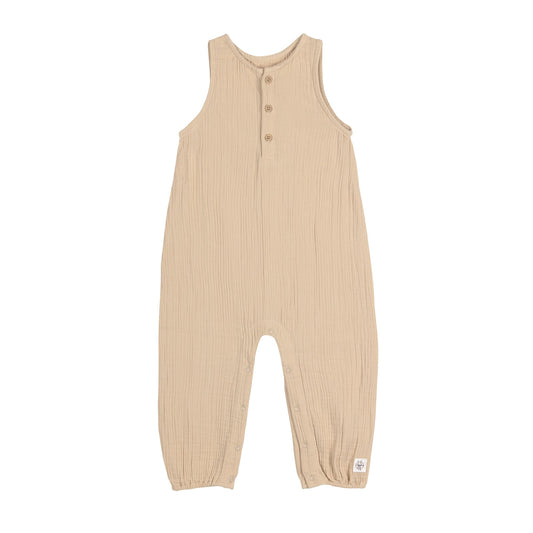 MUSSELIN JUMPSUIT | NATURE BEIGE