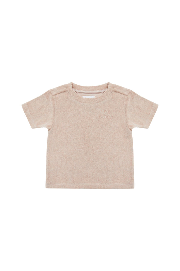 FROTTEE T-SHIRT | FEEL GOOD IN DUSTY ROSE