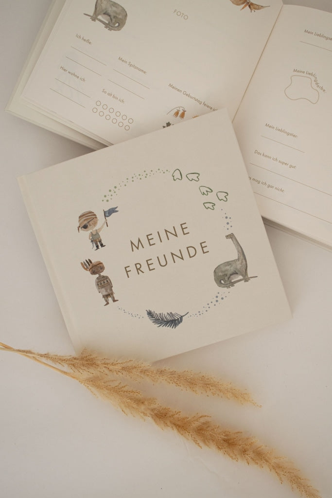 FREUNDEBUCH | PIRATE, DINO & LITTLE FEATHER