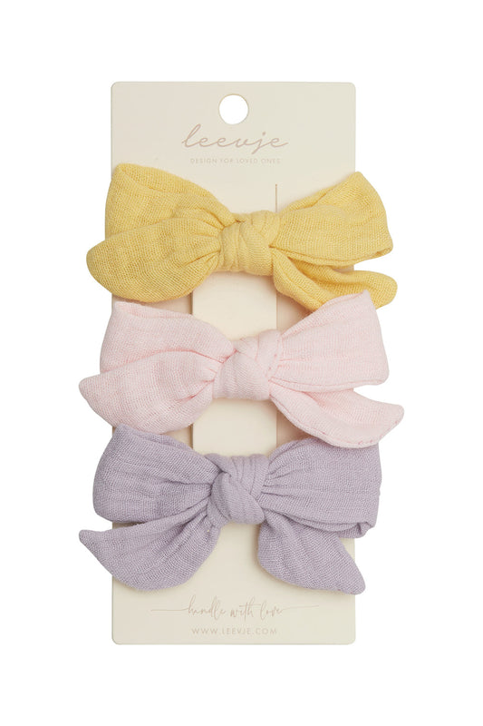 HAARSPANGEN | MUSSELIN SUMMER BOWS