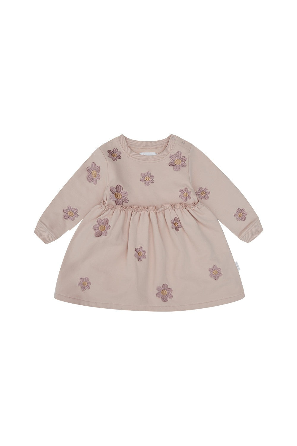 SWEATKLEID  FLOWER POWER | DUSTY ROSE