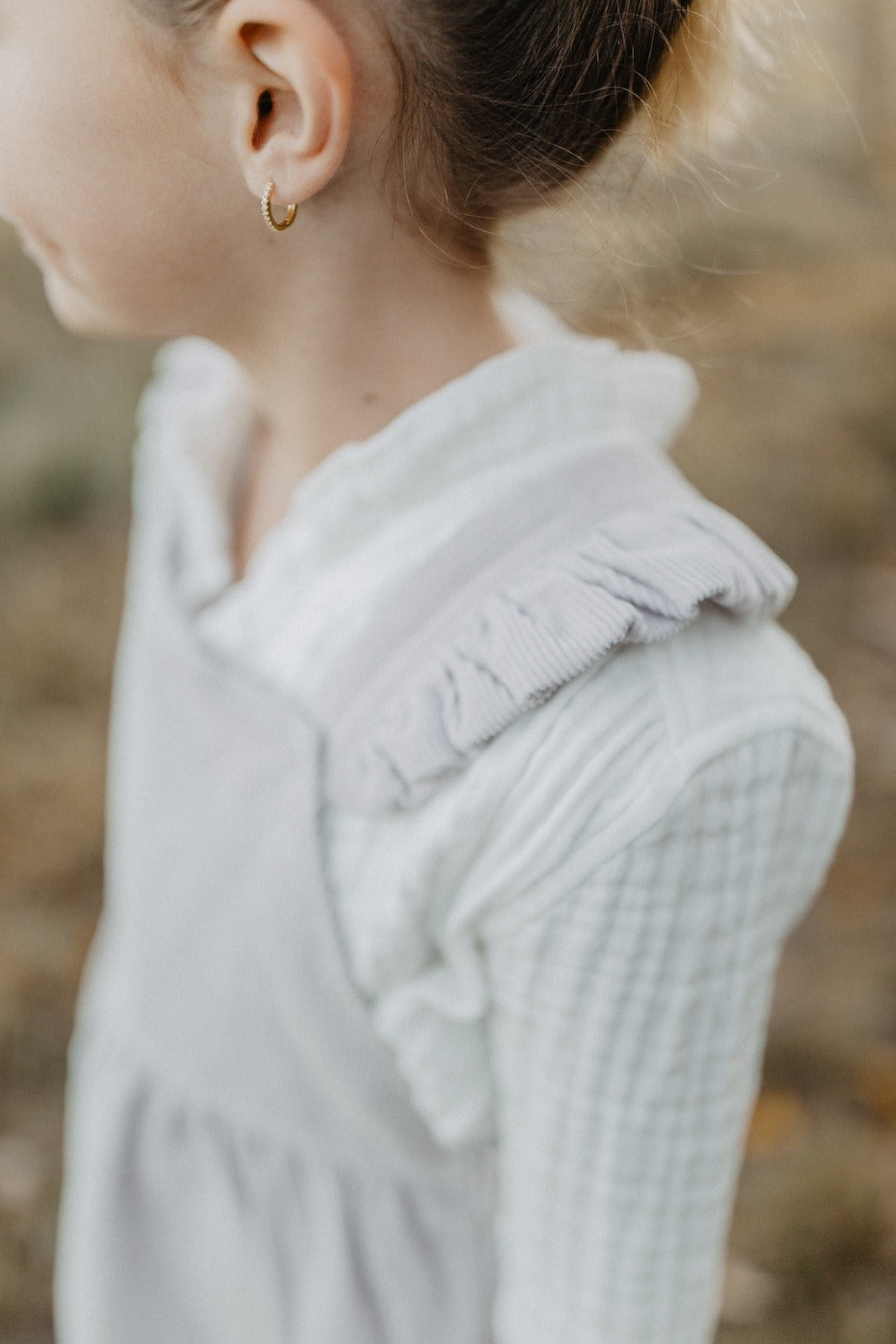 CORDKLEID | LAVENDER MIT RÜSCHENTRÄGERN