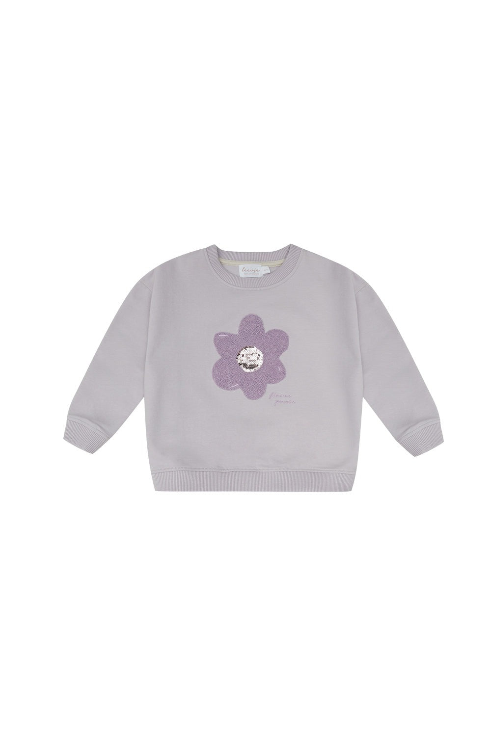 OVERSIZED SWEATSHIRT | SPARKLING FLOWER LAVENDER