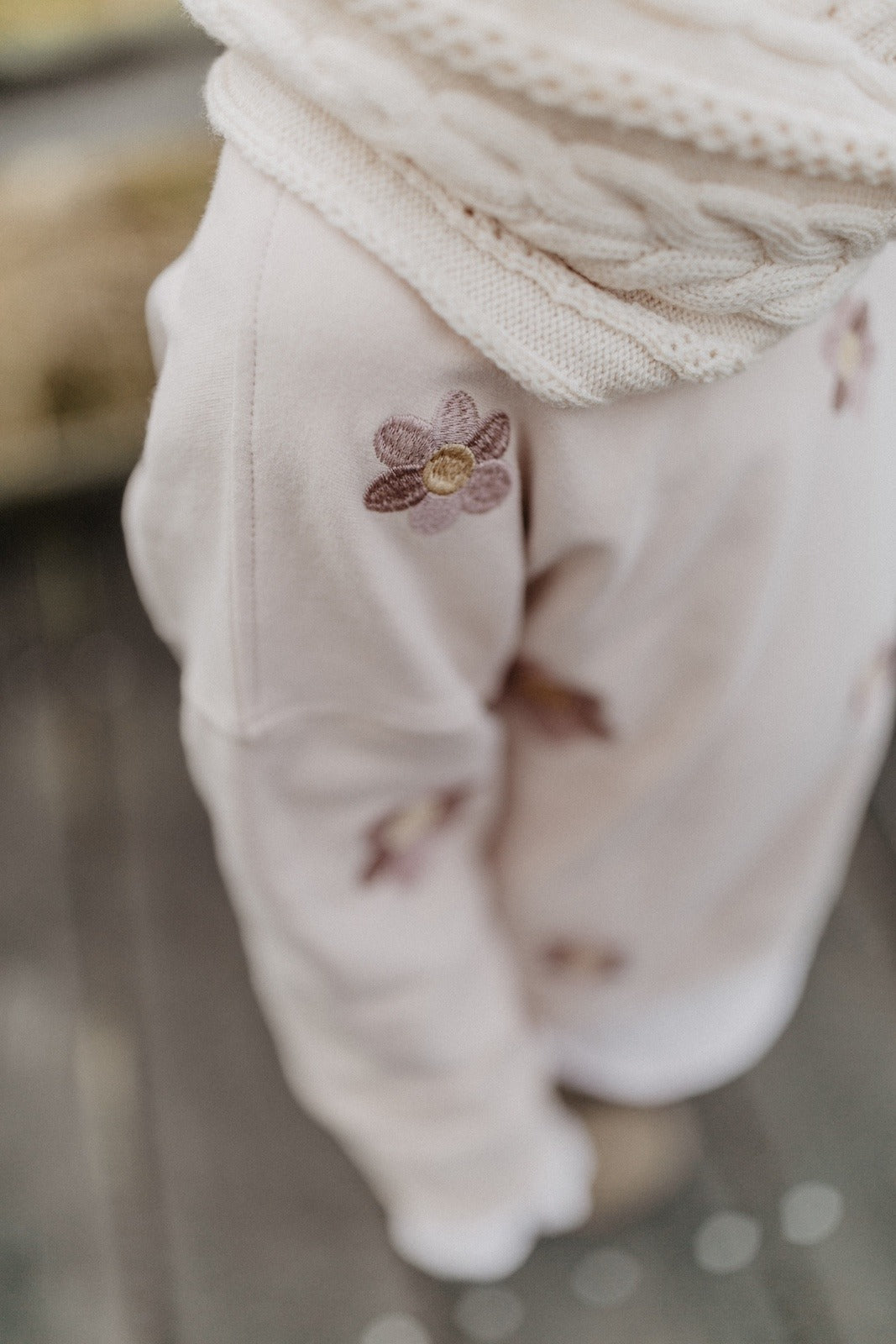 OVERSIZED SWEATSHIRT | FLOWER POWER DUSTY ROSE