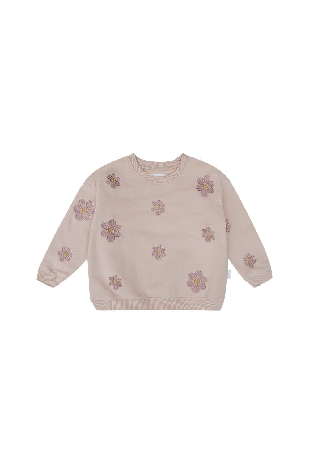 OVERSIZED SWEATSHIRT | FLOWER POWER DUSTY ROSE